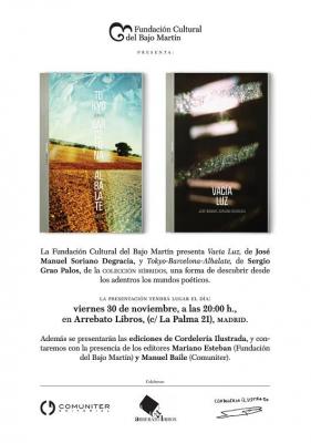 Presentación Colección Híbridos (Comuniter-Fundabama) y Ediciones Cordelería Ilustrada en Madrid