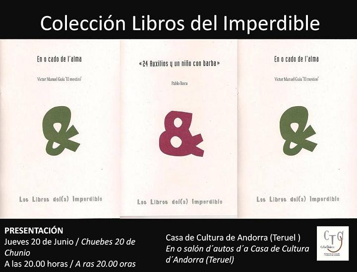 Presentación en Andorra -Pablo Rocu y Víctor Guíu- de Libros del(a) Imperdible